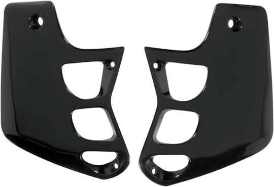 UFO Plast Radiator Covers Black - Honda CR500R 1989-2001