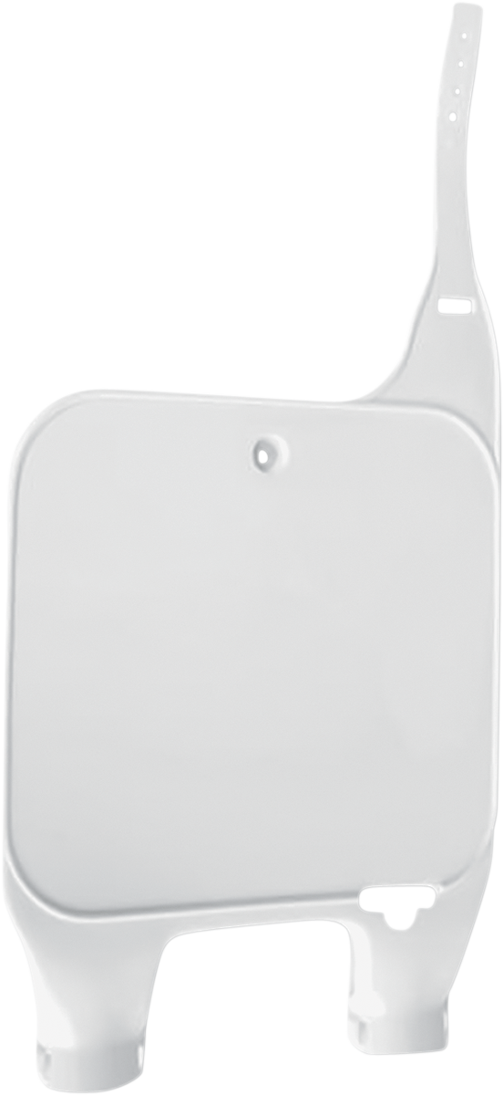 UFO Plast Front Number Plate White - Honda CR250R and More