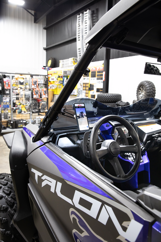 Klock Werks Roll Cage Phone Mount Offset 2" - Honda Talon and More