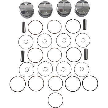 JE Pistons Piston Kit - Honda CBR900RR 92-95 - 72.00 mm 12.0:1 CR (1992-1995)