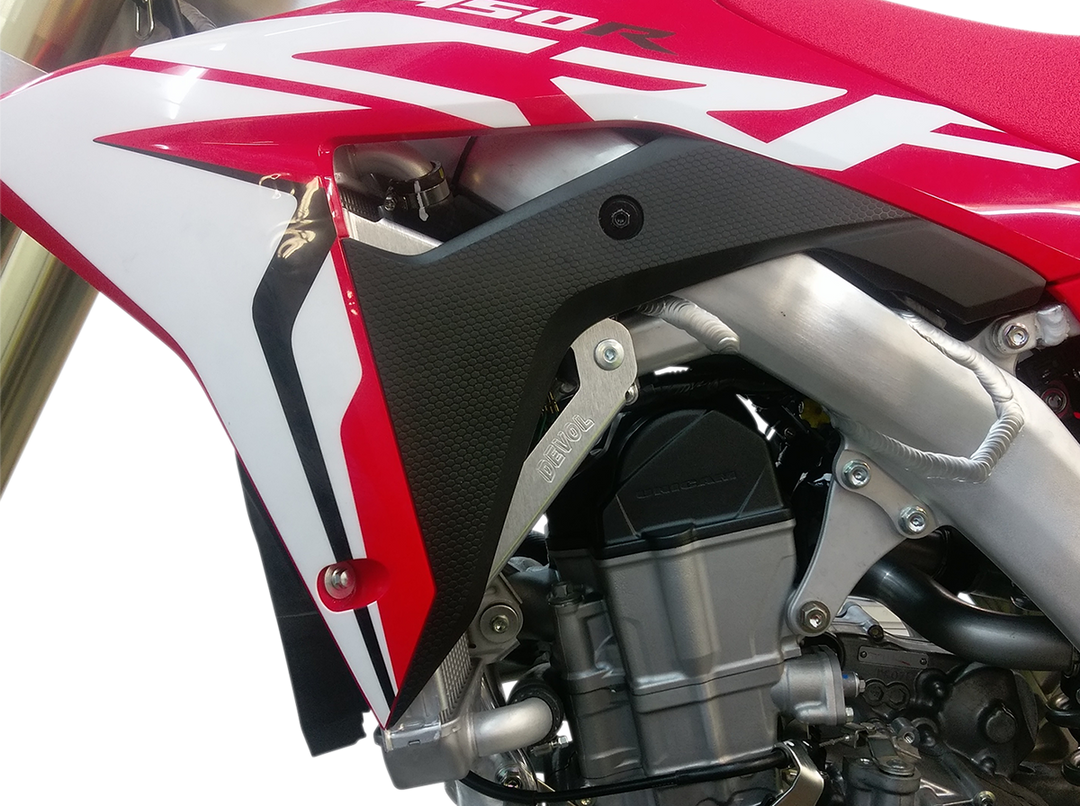 Devol Radiator Race Brace Set - Honda CRF450R 2017-2020