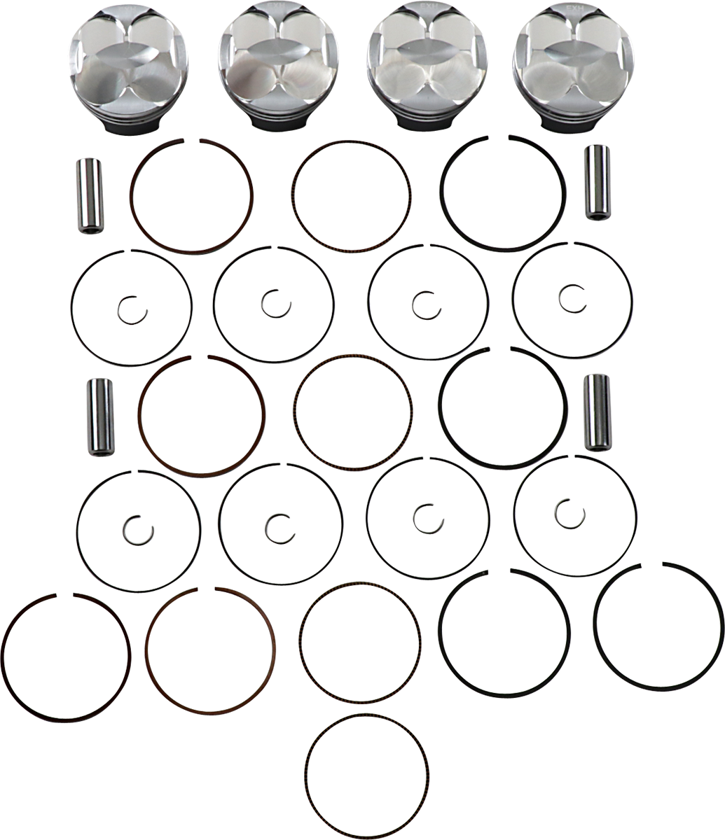 JE Pistons Piston Kit - Yamaha YZF-R6 06-20 - 69.00 mm 13.1:1 CR