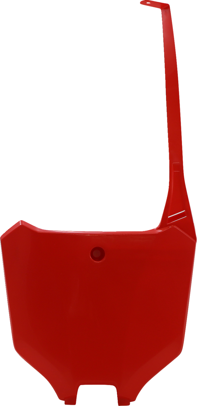 UFO Plast Front Number Plate White - Honda CRF230F and More