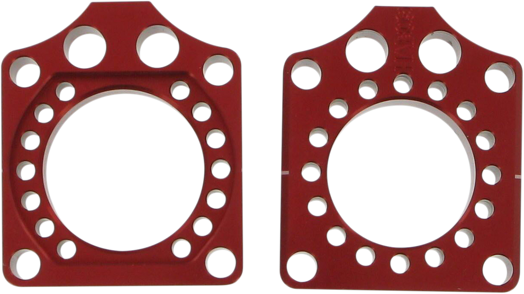 Pro Circuit Axle Blocks Red - Honda CRF450R and More