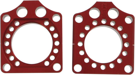 Pro Circuit Axle Blocks Red - Honda CRF450R and More