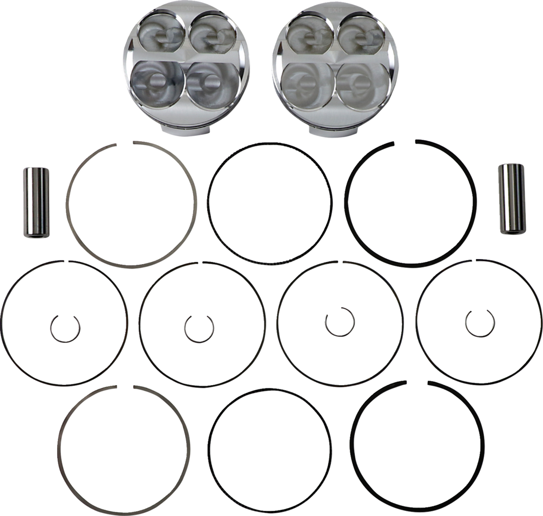 JE Pistons Piston Kit - Polaris RZR XP 1000 - 96.00 mm 11.5:1 CR