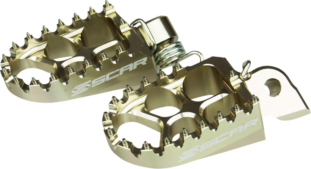 Scar Racing Evo Foot Pegs Titanium - KTM 250 SX-F and More