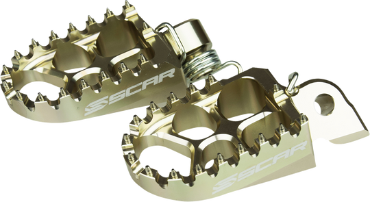 Scar Racing Evo Foot Pegs Titanium - KTM 250 SX-F and More