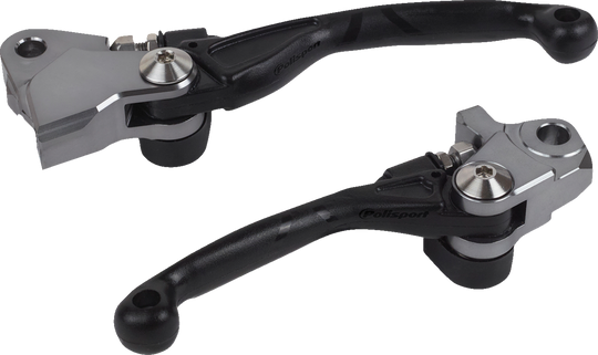 Polisport Pivot Unbreakable Lever Set Black - Husqvarna TE250 and More