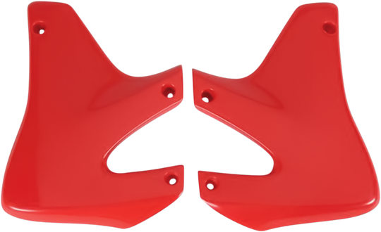 UFO Plast Radiator Covers Red OEM - Honda XR650R 2000-2007