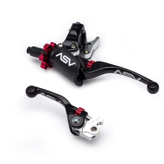 ASV F4 Lever Pair Pack w/ Hotstart Pro Perch | 2004-2010 Kawasaki KX250F - Dune Goons