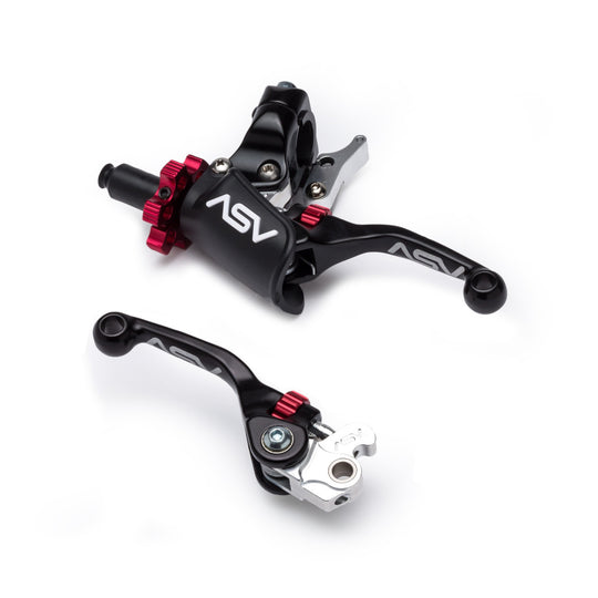 ASV F4 Lever Pair Pack w/ Hotstart Pro Perch | 2026 Honda CRF150R Expert - Dune Goons