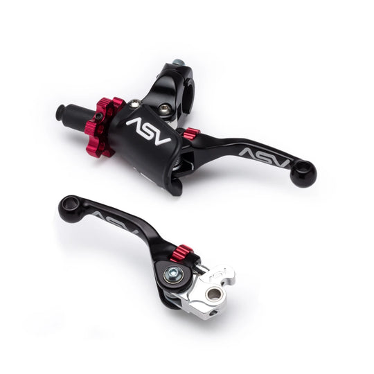 ASV F4 Lever Pair Pack w/ Pro Perch | 1997-2004 Kawasaki KX500 - Dune Goons