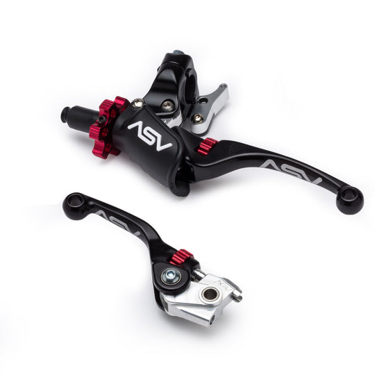 ASV F4 Lever Pair Pack w/ Hotstart Pro Perch | 2007-2009 Honda CRF250R - Dune Goons