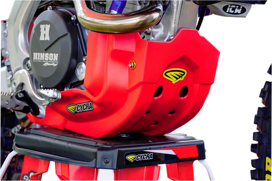 Cycra Skid Plate Red - Honda CRF450R 2017-2020
