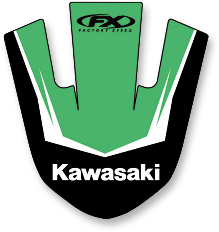 Factory Effex Front Fender Graphic - Kawasaki KX100 1991-2013