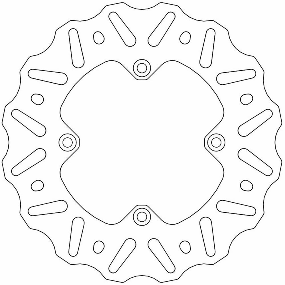 Moto-Master Brake Rotor Rear Nitro - Yamaha YZ85 and More