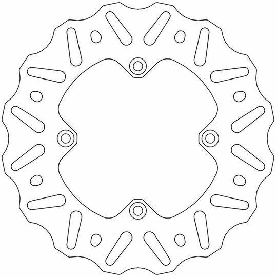 Moto-Master Brake Rotor Rear Nitro - Yamaha YZ85 and More