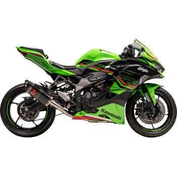 Akrapovic Racing Line Exhaust for Kawasaki ZX-4R / ZX-4RR (2023–2025) – Carbon Fiber