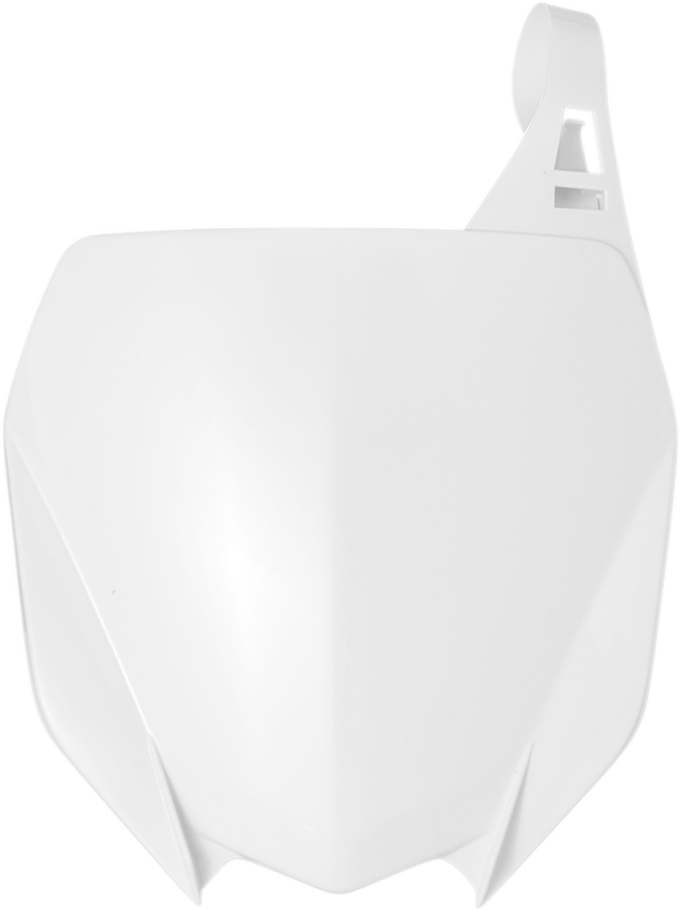 Acerbis Front Number Plate White - Yamaha YZ125 and More
