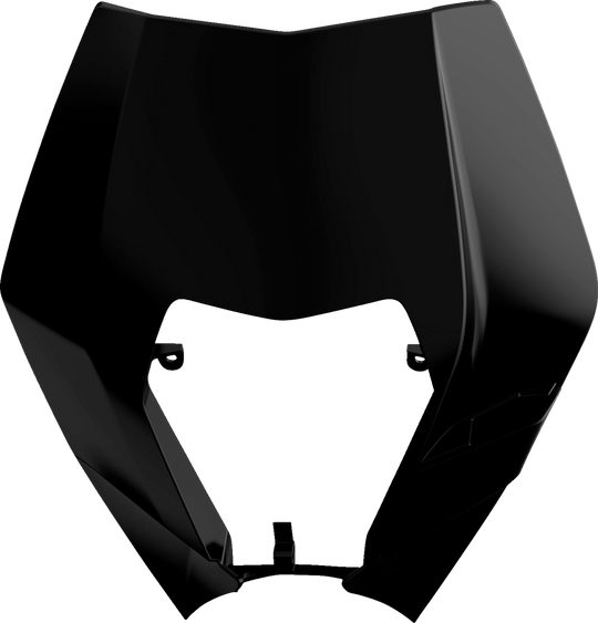 Polisport Headlight Mask Black - KTM 350 EXC-F and More
