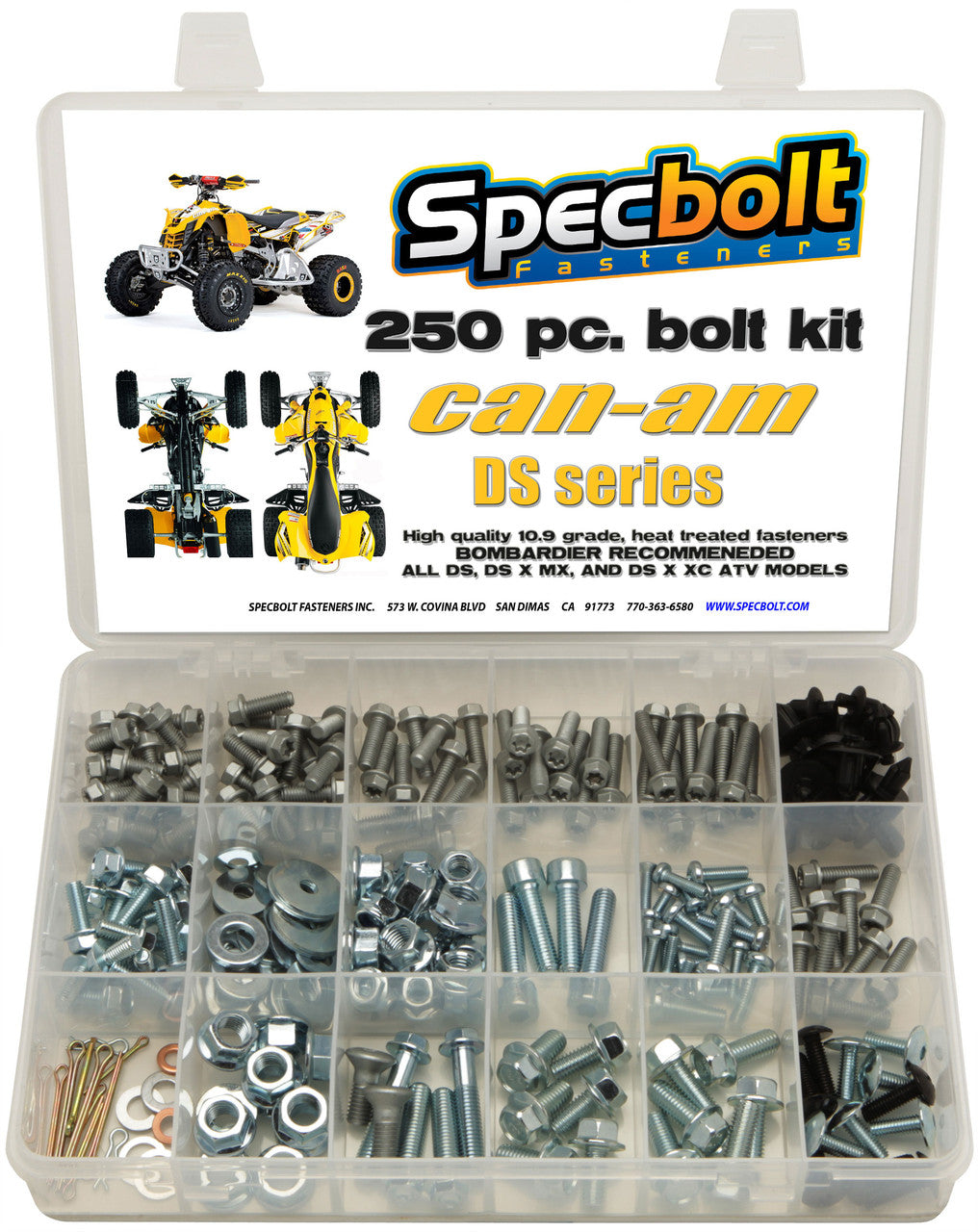 Specbolt 250pc Can-Am ATV Bolt Kit