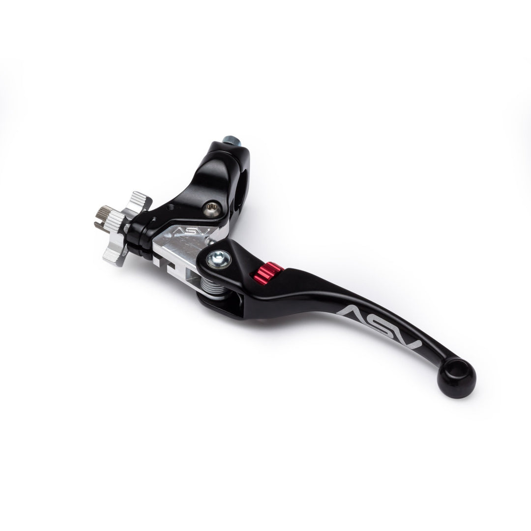 ASV F4 Clutch Lever w/ Standard Perch | 1992-2026 Honda CR125R/CR250R/CR500R/CR85R/CRF100F/CRF110F/CRF150F/CRF230F/CRF250F/CRF250R/CRF250RX/CRF300F/CRF80F