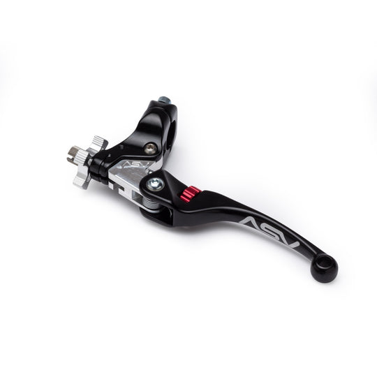 ASV F4 Clutch Lever w/ Standard Perch | 1992-2026 Honda CR125R/CR250R/CR500R/CR85R/CRF100F/CRF110F/CRF150F/CRF230F/CRF250F/CRF250R/CRF250RX/CRF300F/CRF80F