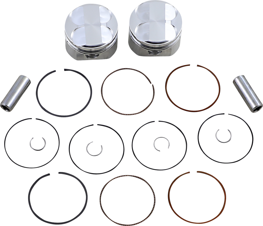 JE Pistons Piston Kit - Kawasaki Ninja 300 13-17 / Versys-X 300 17-20 - 62.00 mm 12.5:1 CR