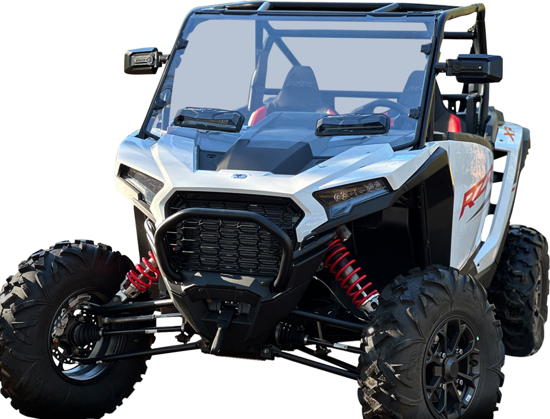 Seizmik Mirrors Trailrider Side View Rectangle Black 1.75"/2" Rops Pair - Yamaha YXZ1000R and More