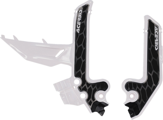 Acerbis X-Grip Frame Guards White/Black - KTM 85 SX 2025