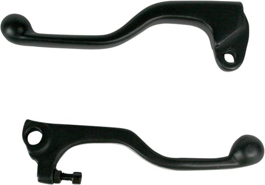 Parts Unlimited Shorty Power Lever Set Black - Kawasaki KX125 1994-1996