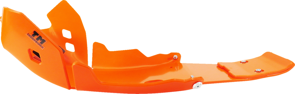 TM Designworks Skid Plate Orange - KTM 250 SX and More