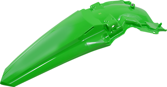 Cycra Powerflow Rear Fender Green OEM - Kawasaki KX250F and More