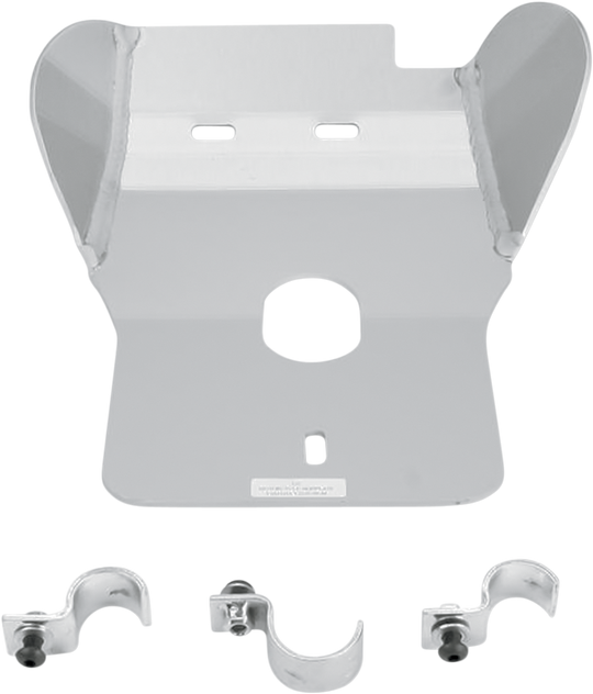 Moose Racing Skid Plate Silver - Yamaha YZ250 2001-2004