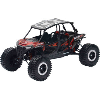 Polaris RZR XP 4 Turbo EPS Rock Crawler - 1:18 Scale - Titanium Metallic