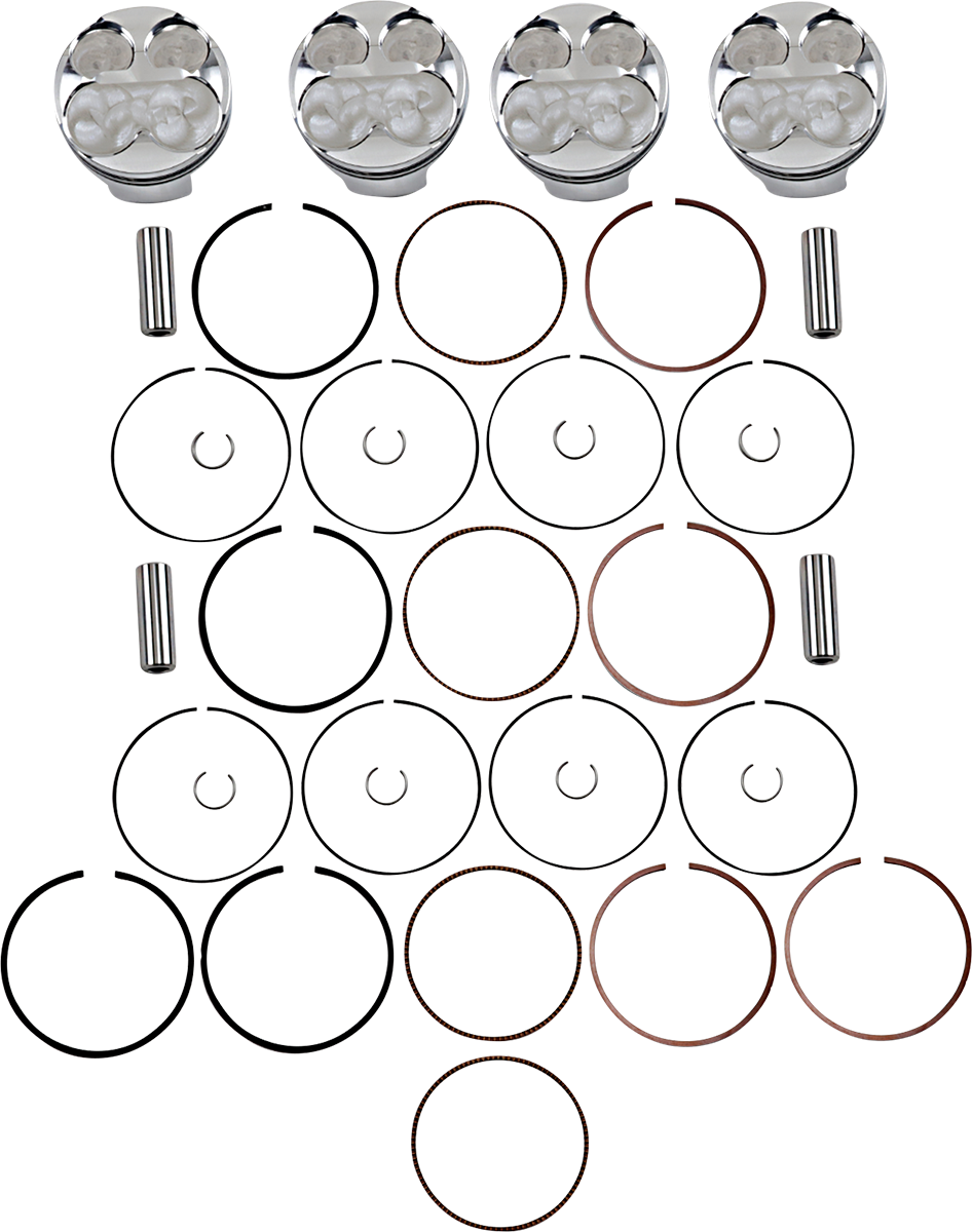 JE Pistons Piston Kit - Suzuki GSX-R1000 05-08 - 69.00 mm 13.0:1 CR