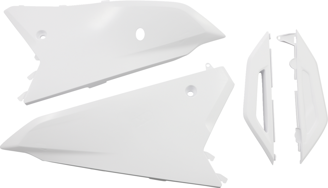 Acerbis Side Panels Upper/Lower White - Honda CRF450R and More