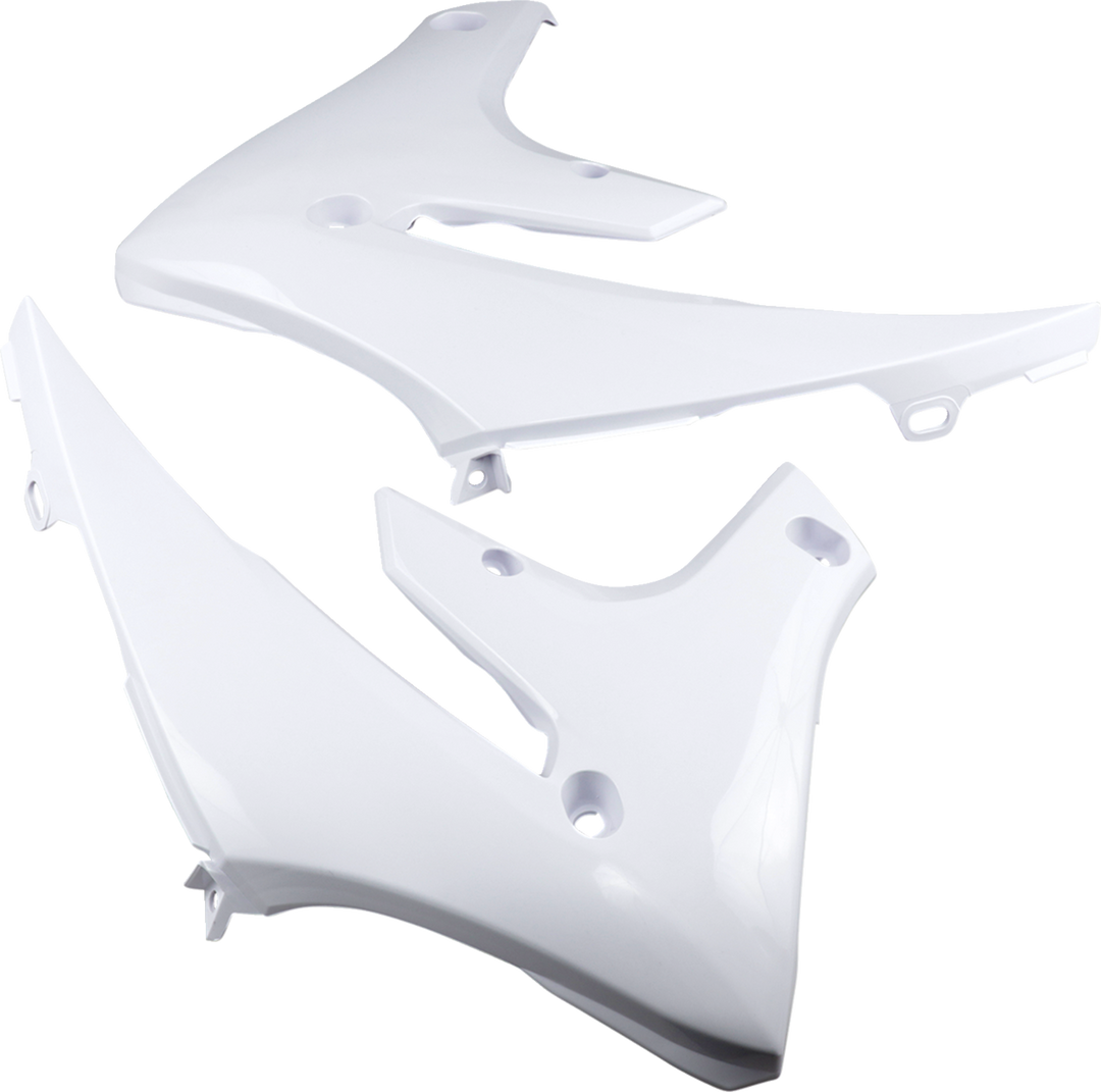 Cycra Powerflow Shrouds White - Yamaha WR250F and More