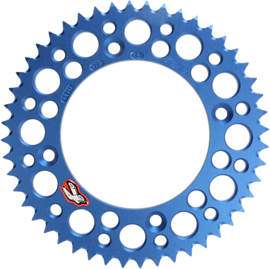 Renthal Rear Sprocket Aluminum 48 Tooth Blue - KTM 85 SX and More