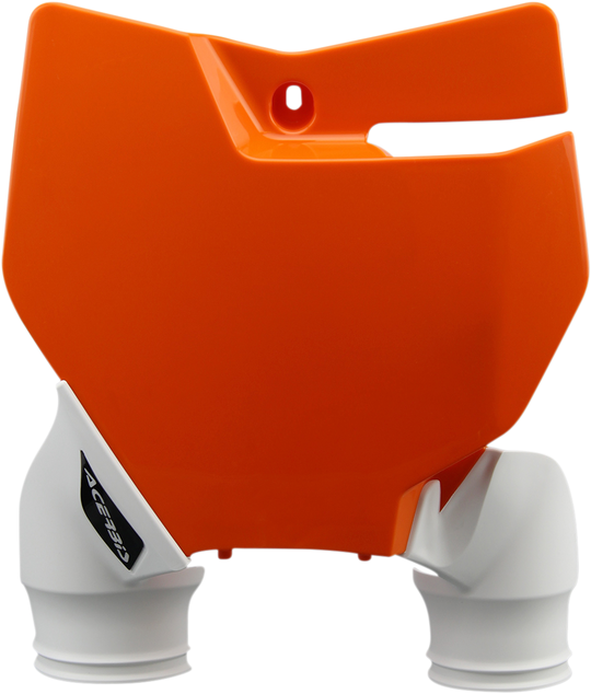 Acerbis Raptor Number Plate White/Orange OEM - KTM 125 SX 2016-2018