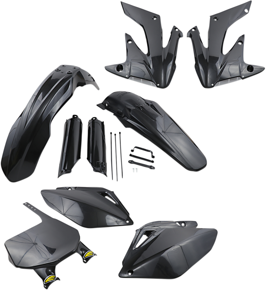 Cycra Body Kit Powerflow Black - Honda CRF250R 2006-2007