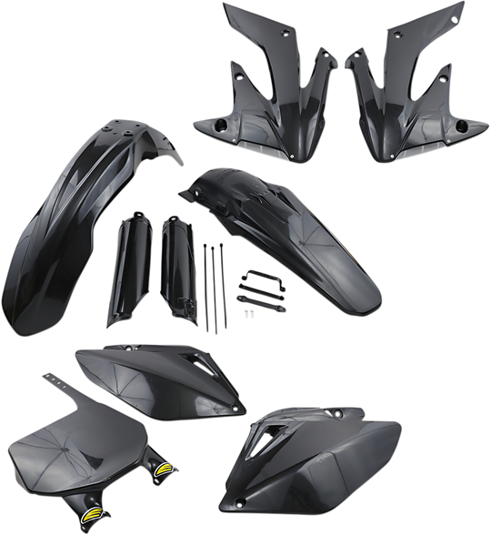Cycra Body Kit Powerflow Black - Honda CRF250R 2006-2007
