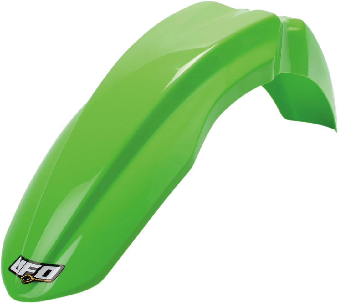UFO Plast Front Fender OEM Green - Kawasaki KX250F 2009-2012