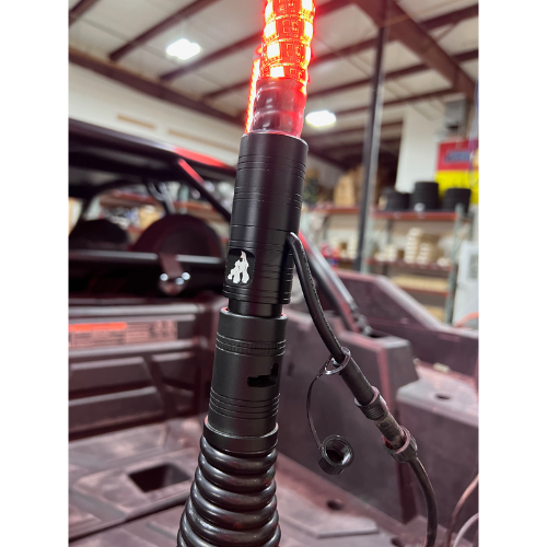 4' LED Whip Elite HD II Single Whip Pressure Release Mount