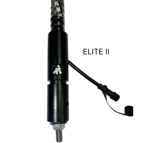 2' LED Whip Elite HD II Pair Pressure Release Mount