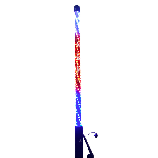4' LED Whip Elite HD II Single Whip Pressure Release Mount