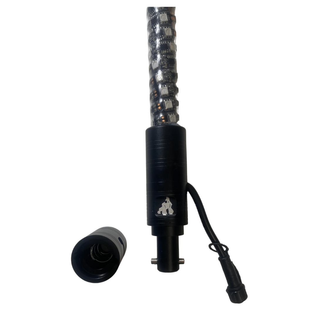 4' LED Whip Elite HD II Single Whip Pressure Release Mount