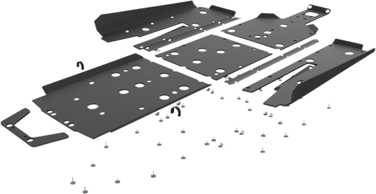 Seizmik Skid Plate 2 Seat - Polaris RZR XP 1000 2021