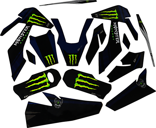 D'cor Visuals Graphic Kit Monster Energy - Husqvarna FC450 2018